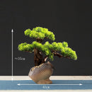 Artificial bonsai tree for indoor decoration and landscaping