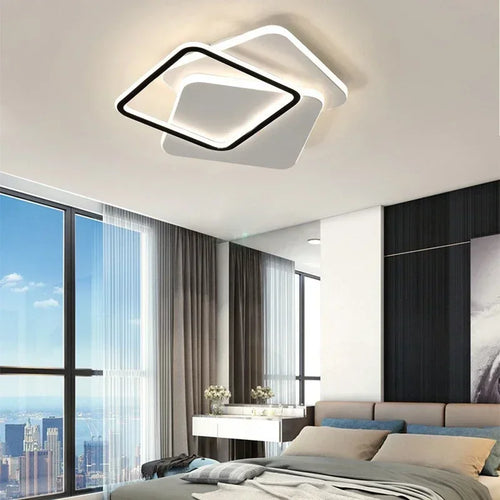 Modern LED ceiling light decorative chandelier for indoors - vue 3 sur 9