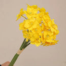 Set of 6 artificial narcissus flower bouquets for all decorations