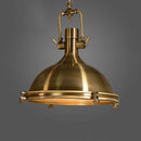 Retro metal pendant light for industrial interior decor