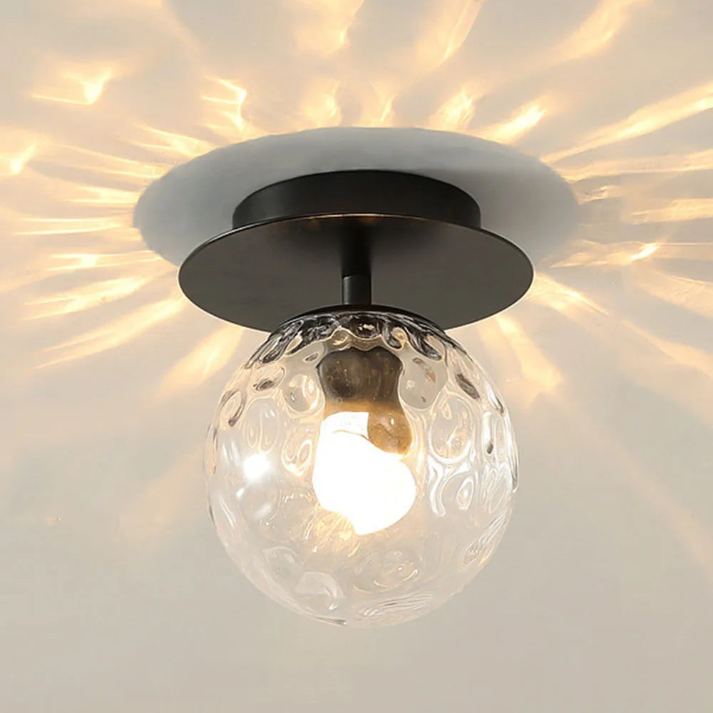 Modern glass ceiling light for elegant lighting