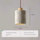 Modern wood and marble chandelier for elegant interiors