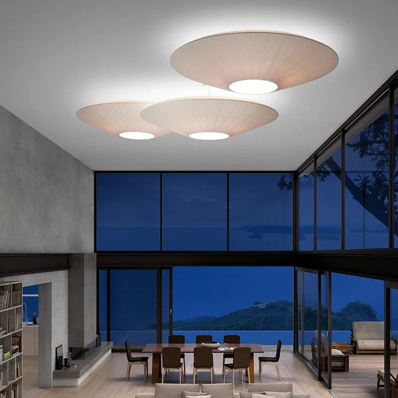 Modern creative custom circular ceiling light for versatile spaces