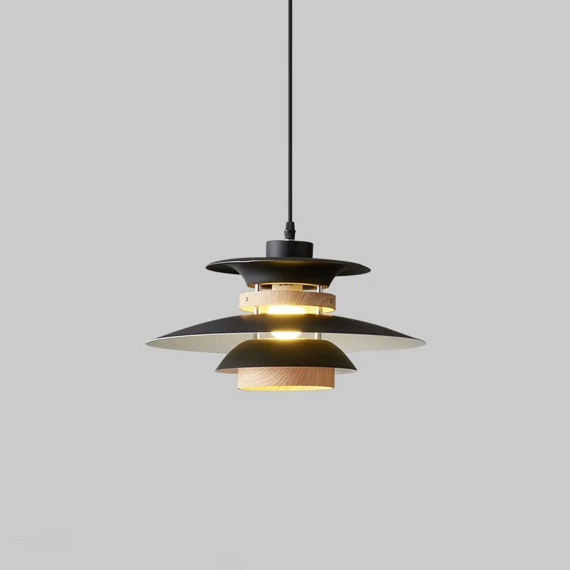 Modern decorative umbrella-shaped LED pendant light