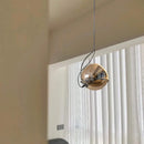 American retro amber glass chandelier for creative ambience