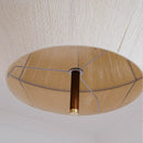 Nordic retro hemp rope and rattan LED pendant light