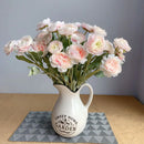 Artificial silk flower bouquet for decoration and photo props