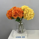 Wedding decoration artificial flowers hydrangeas and red roses