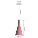 Retro nordic aluminium pendant light for indoor lighting