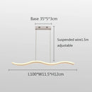 Modern LED pendant light for elegant interior decor