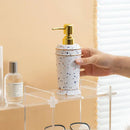 ceramic soap dispenser for shower gel and disinfectant