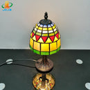 Tiffany-style stained glass bedside lamp for elegant decor