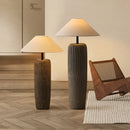 Japanese antique pottery pot floor lamp
