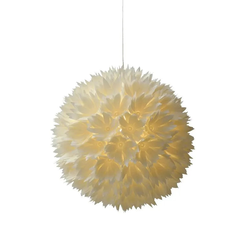 Modern romantic flower pendant light for an elegant interior