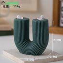 U-shaped scented candles decorative guest gift set