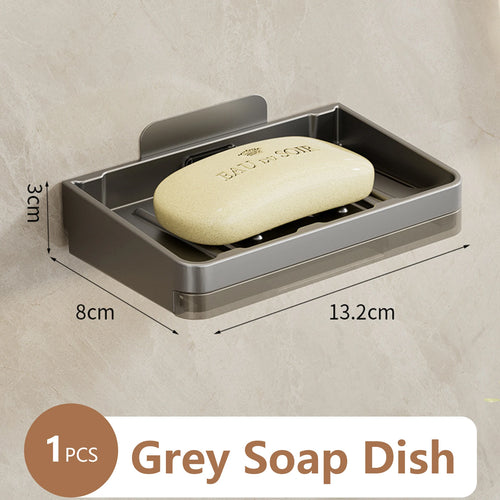 wall mount for soap dish and bathroom accessories - vue 14 sur 14
