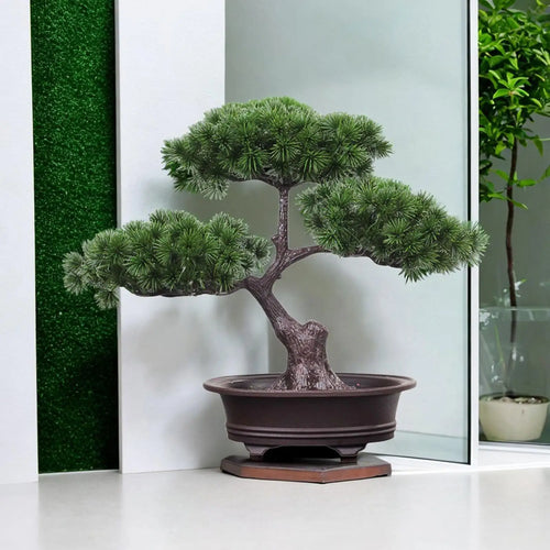 Artificial potted tree for elegant interior decoration - vue 6 sur 6