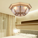 Modern copper ceiling light for elegant lighting