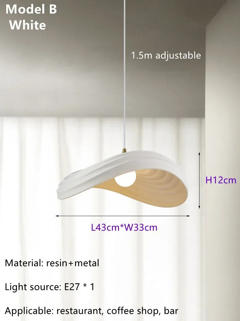 Modern Nordic designer art pendant for interior decoration - vue 18 sur 18