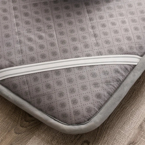 non-slip foldable mattress topper for bunk beds and extra beds - vue 7 sur 8