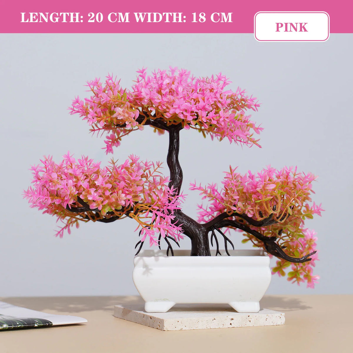 Artificial bonsai tree for indoor and outdoor decoration - vue 10 sur 32