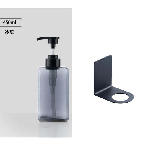 wall-mounted liquid soap dispenser for disinfectant and shower gel - vue 13 sur 15