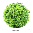Artificial grass topiary balls for outdoor decoration