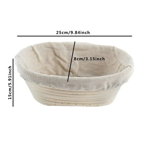 rattan bread basket for baking and fermentation - vue 14 sur 18