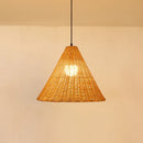 Handmade vintage rattan pendant light for indoor lighting