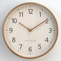 modern wooden wall clock creative home decoration