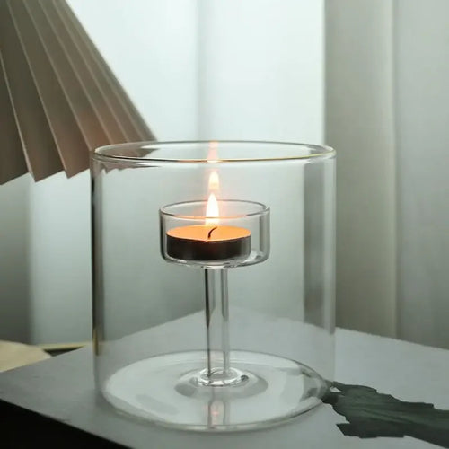 modern candle holder set for wedding decoration - vue 5 sur 9