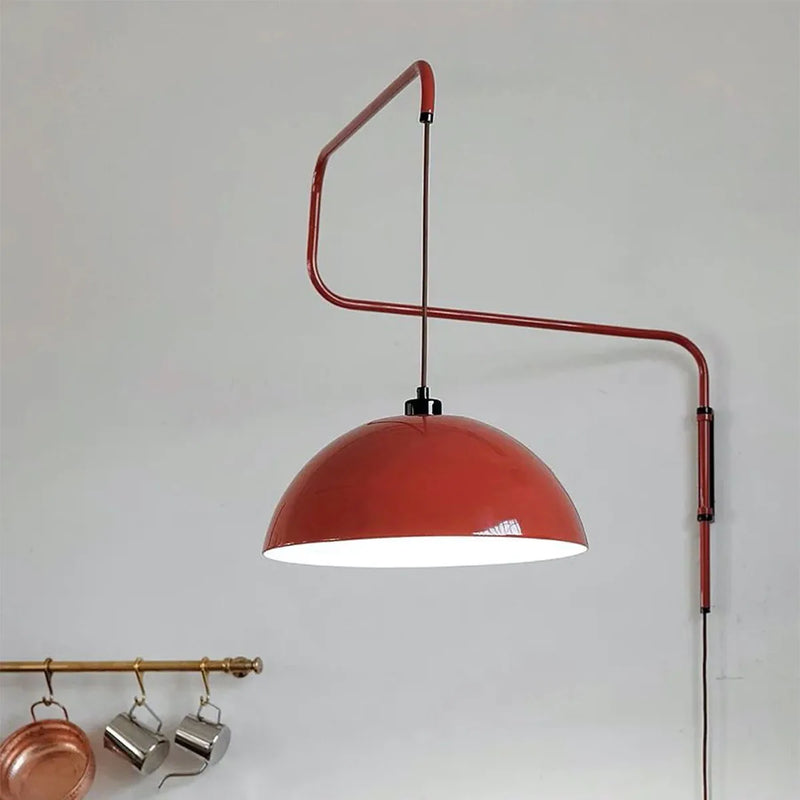 Adjustable long arm nordic pendant light