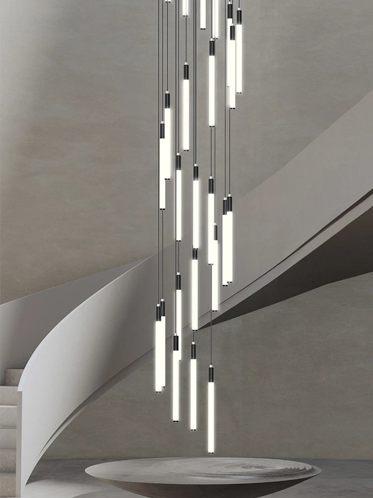Modern pendant chandelier for loft-style interior lighting - vue 4 sur 18