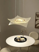 Creative luxury acrylic chandelier with decorative LED lighting
