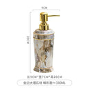 ceramic soap dispenser for shower gel and disinfectant