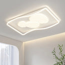 Modern rectangular ceiling light for indoor and outdoor lighting