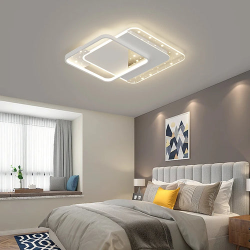 Modern LED ceiling light for decorative indoor lighting - vue 4 sur 20