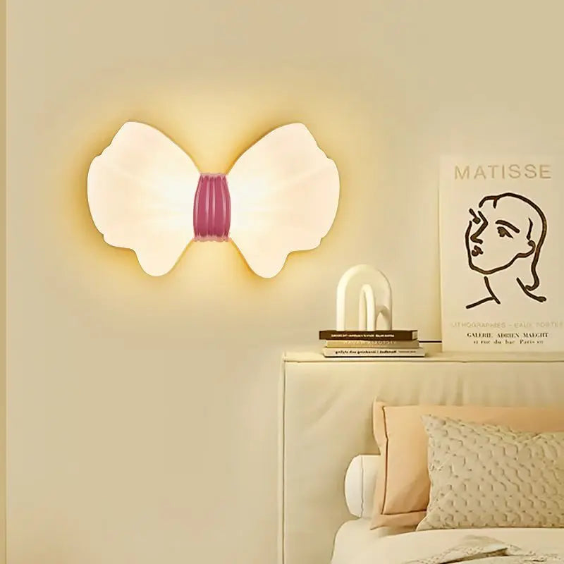 Nordic bow wall light for children's room
