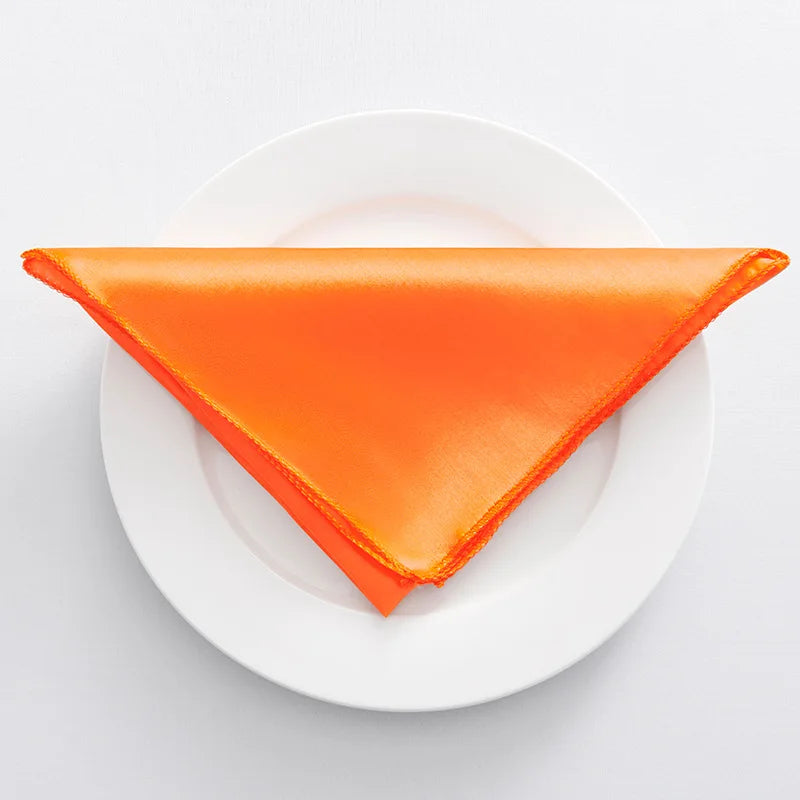 Modern decorative satin table napkin