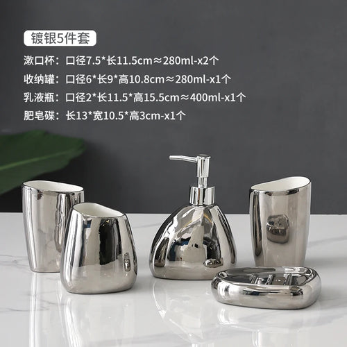 ceramic bathroom accessories for home decor - vue 19 sur 23
