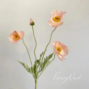 Artificial poppy flowers for weddings and home decoration