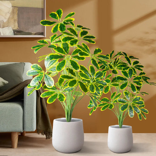 Artificial palm and monstera plants for indoor and outdoor decoration - vue 6 sur 12