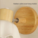 Nordic wooden wall light for modern interiors