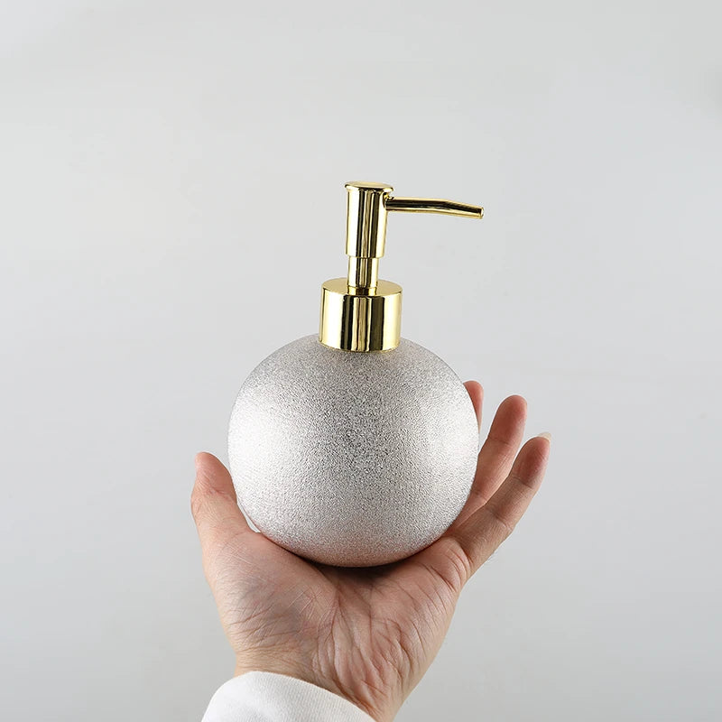 ceramic bottle for lotion, shampoo and soap