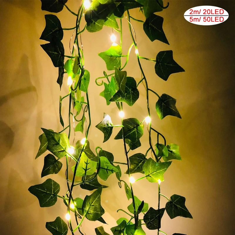 Maple leaf LED string lights for Christmas decoration