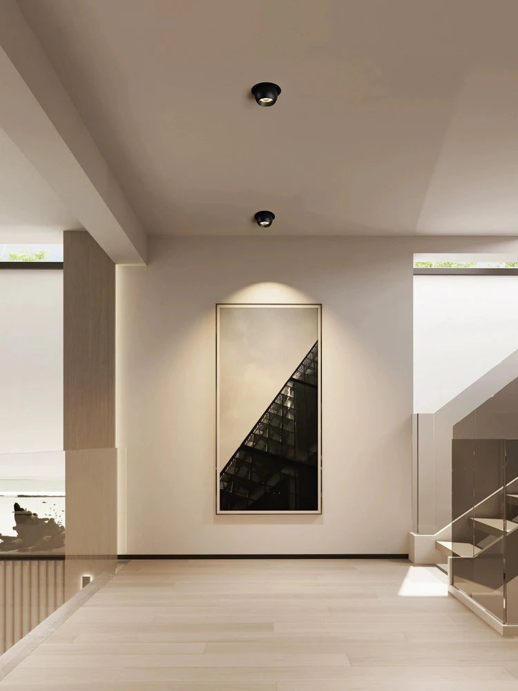 Recessed LED spotlight with adjustable angle and rotation - vue 4 sur 7