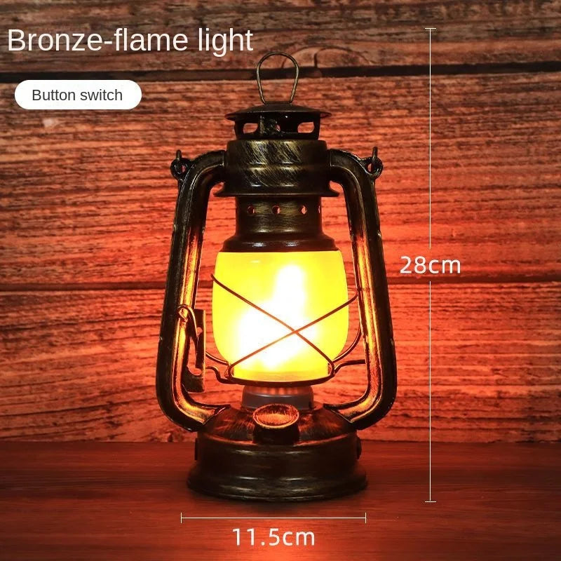 Rechargeable waterproof camping lamp with 7 lighting colours