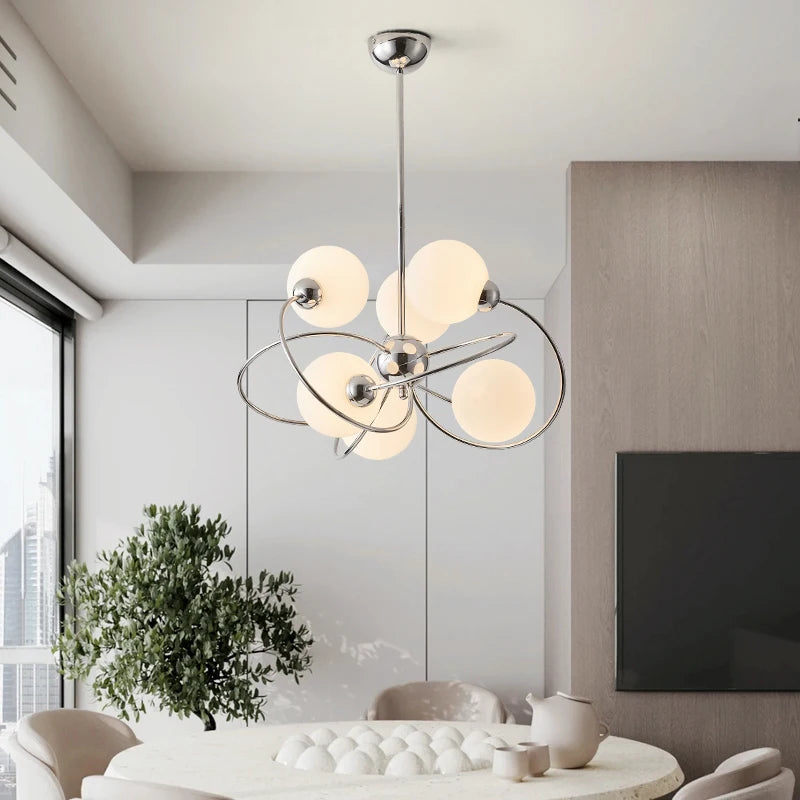 Bauhaus glass pendant light creative design for interior decoration - vue 4 sur 7