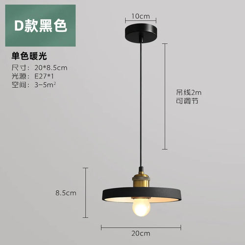 Industrial style LED pendant light - vue 15 sur 22