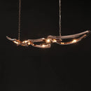Luxury stainless steel chandelier for bar and restaurant